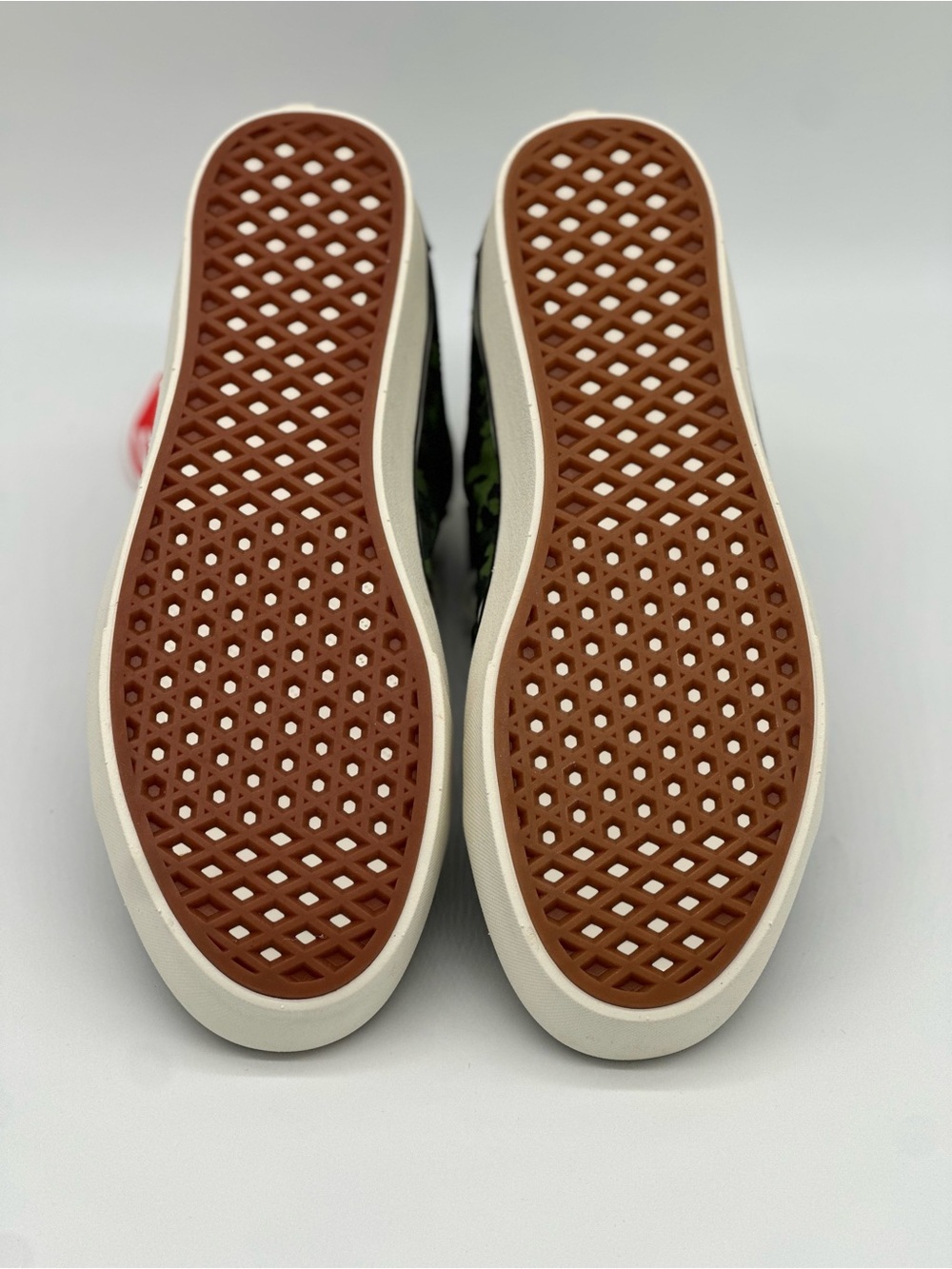 Vans High-Top Sneakers in Green Leopard Camo - Picture 7 of 10